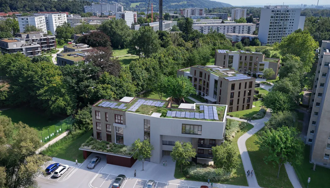 Das Prime Vogelperspektive Mengerstrasse